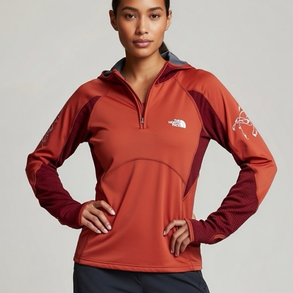 The North Face Impulse Quarter-Zip Hoodie‎ Flight Series Size S C34